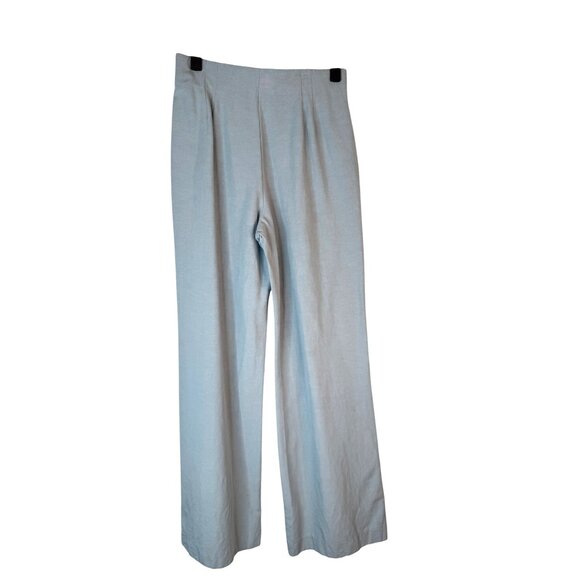 2/$30 ZARA XS Light Blue Wide-Leg Pants Lightweight & Comfortable - Picture 3 of 14